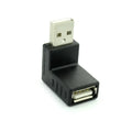 Mini USB 5-Pin 90° Right-Angle Adapter – Male to Female USB Angle Adapter Qme left