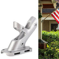 Heavy Duty Aluminum Flag Pole Holder – Wall Mount Base Flag Pole Holder Qme Default Title