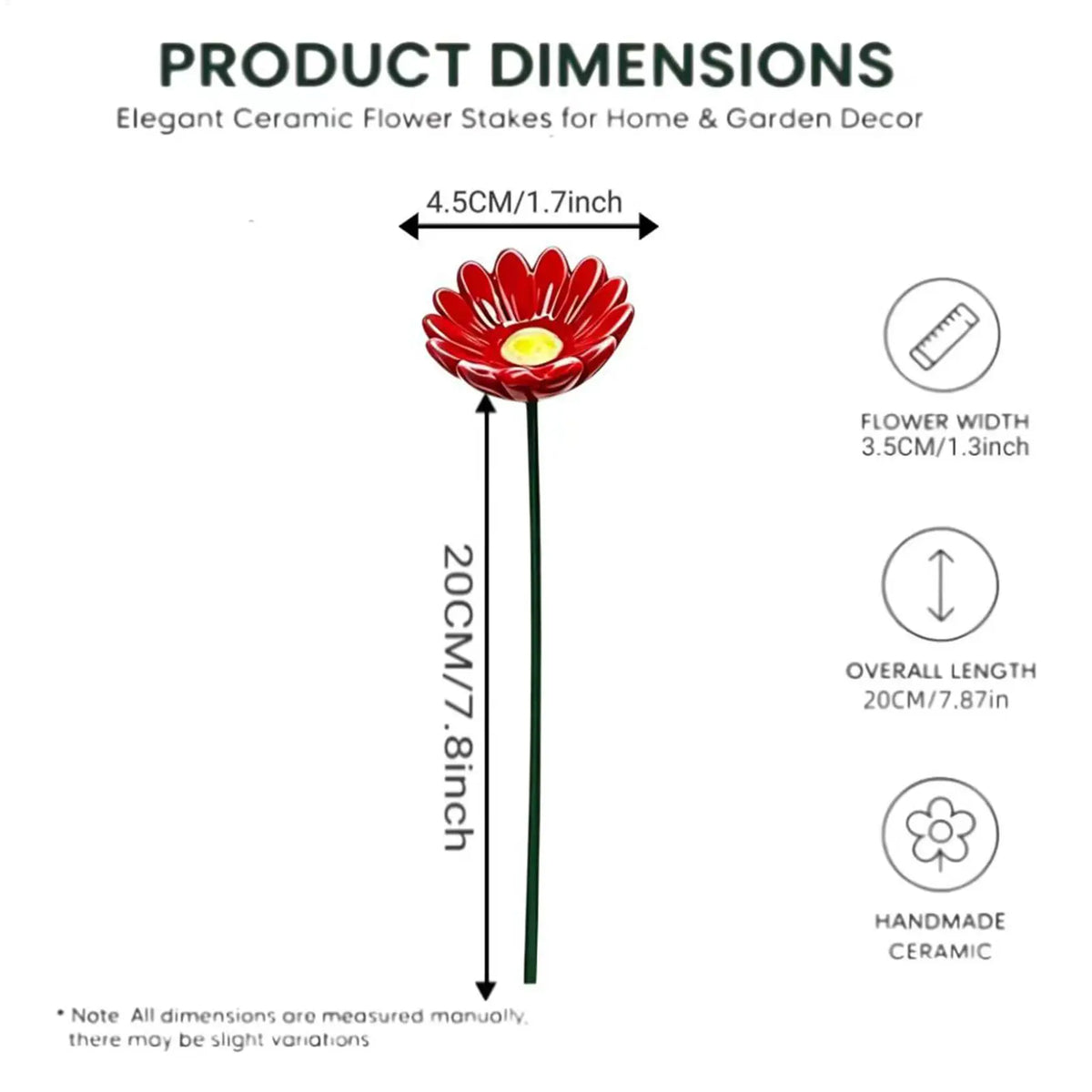 Ceramic Bee Watering Station – 6-Piece Flower Bird Bath Set Garden Bird Bath Qme