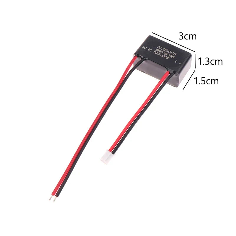 AL0505F Waterproof Epoxy Power Supply AC 220V to DC 5V 12V 5W AC-DC Power Module Qme