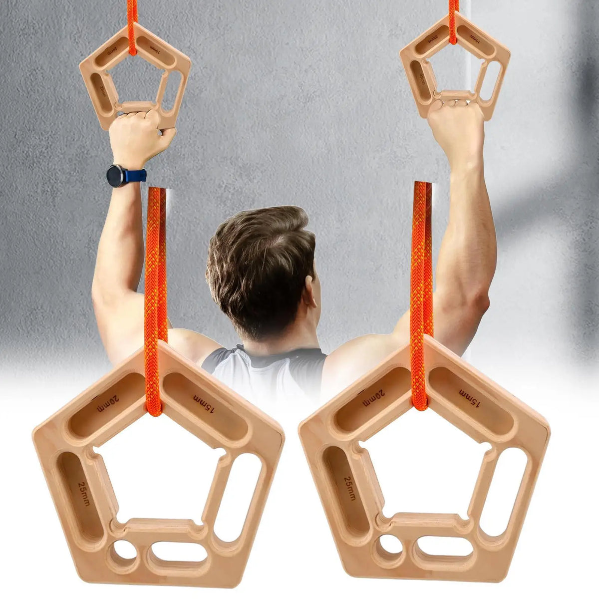 Wooden Climbing Fingerboard | Rock Climbing Finger Trainer Climbing Fingerboard Qme