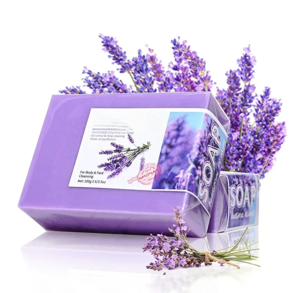Natural Organic Lavender Essential Oil Handmade Soap Bar Handmade Bar Soap Qme 01