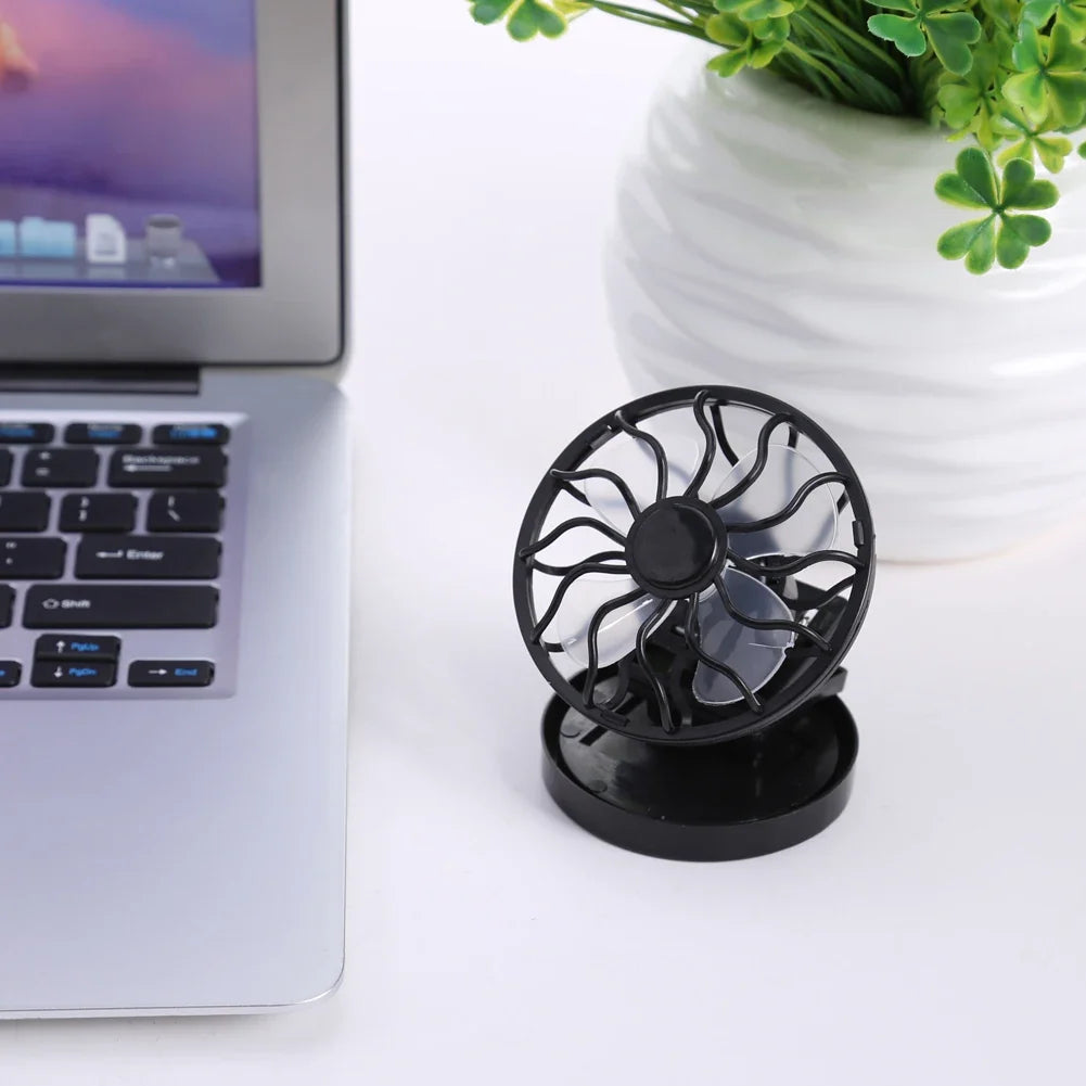 Portable Solar Powered Clip Fan – Camping & Hiking Cooler Solar Clip Fan Qme