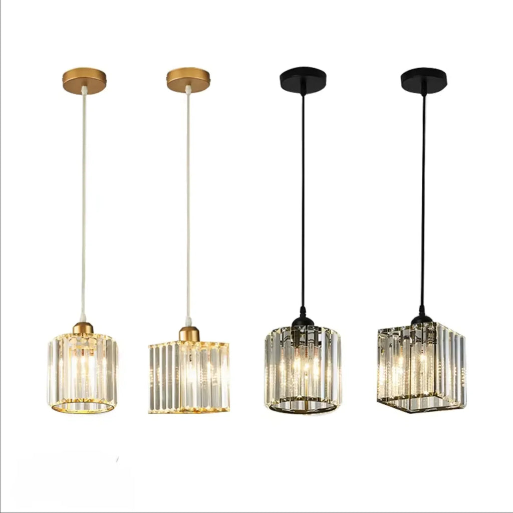 Modern K9 Crystal Pendant Light E27 LED Chandelier Indoor Crystal Pendant Chandelier Qme