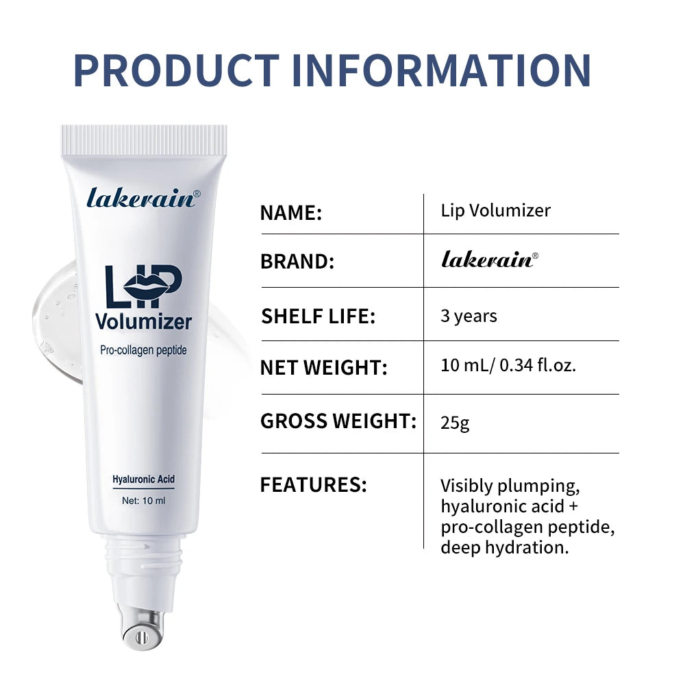 Hyaluronic Acid Lip Plumping Oil – Moisturizing Lip Gloss Lip Plumping Oil Qst
