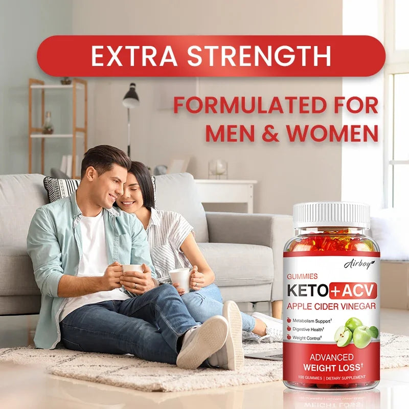 KETO + ACV Gummies – Metabolism, Gut & Immunity Support Dietary Supplement Gummies Qst
