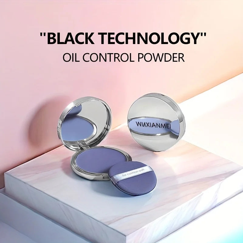 Lavender Pressed Powder – Matte Oil Control Full Coverage Pressed Face Powder Qme