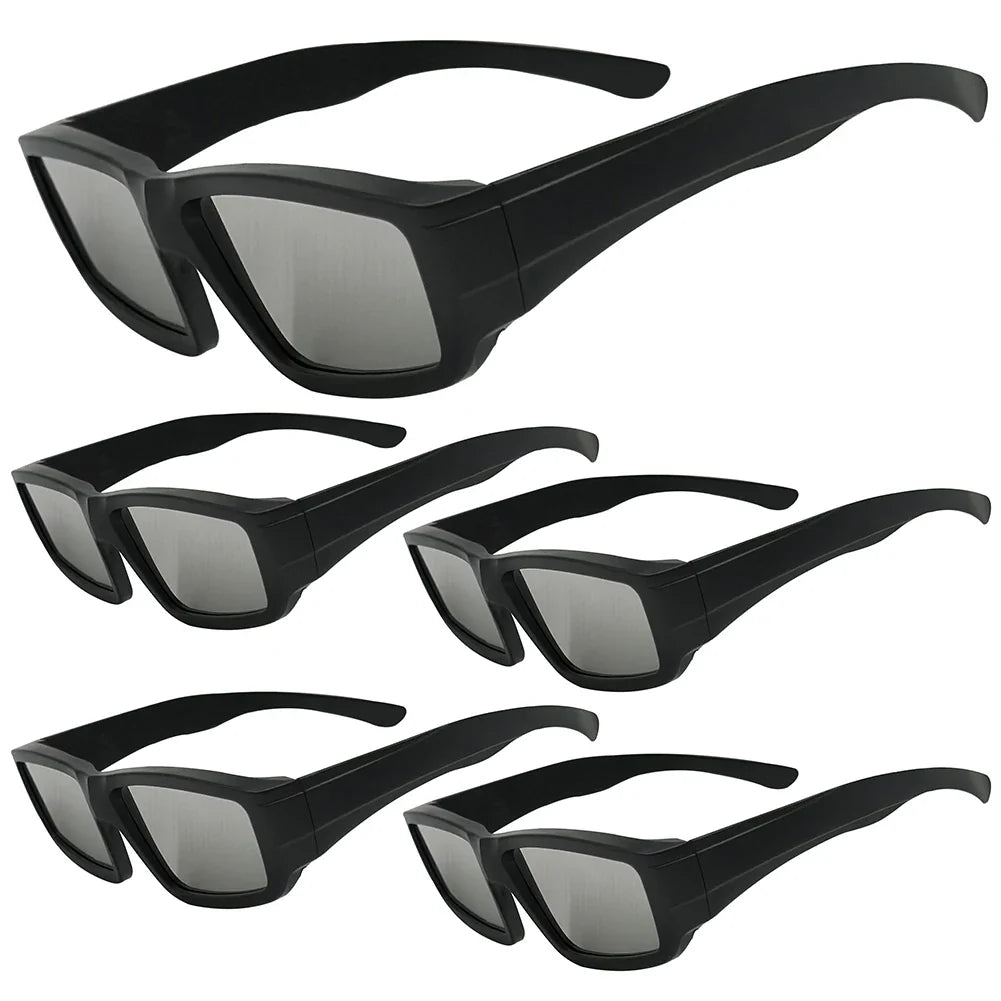 ISO Certified Solar Eclipse Glasses – Safe Direct Sun Viewing Solar Eclipse Glasses Qme 5Pcs