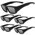 ISO Certified Solar Eclipse Glasses – Safe Direct Sun Viewing Solar Eclipse Glasses Qme 5Pcs
