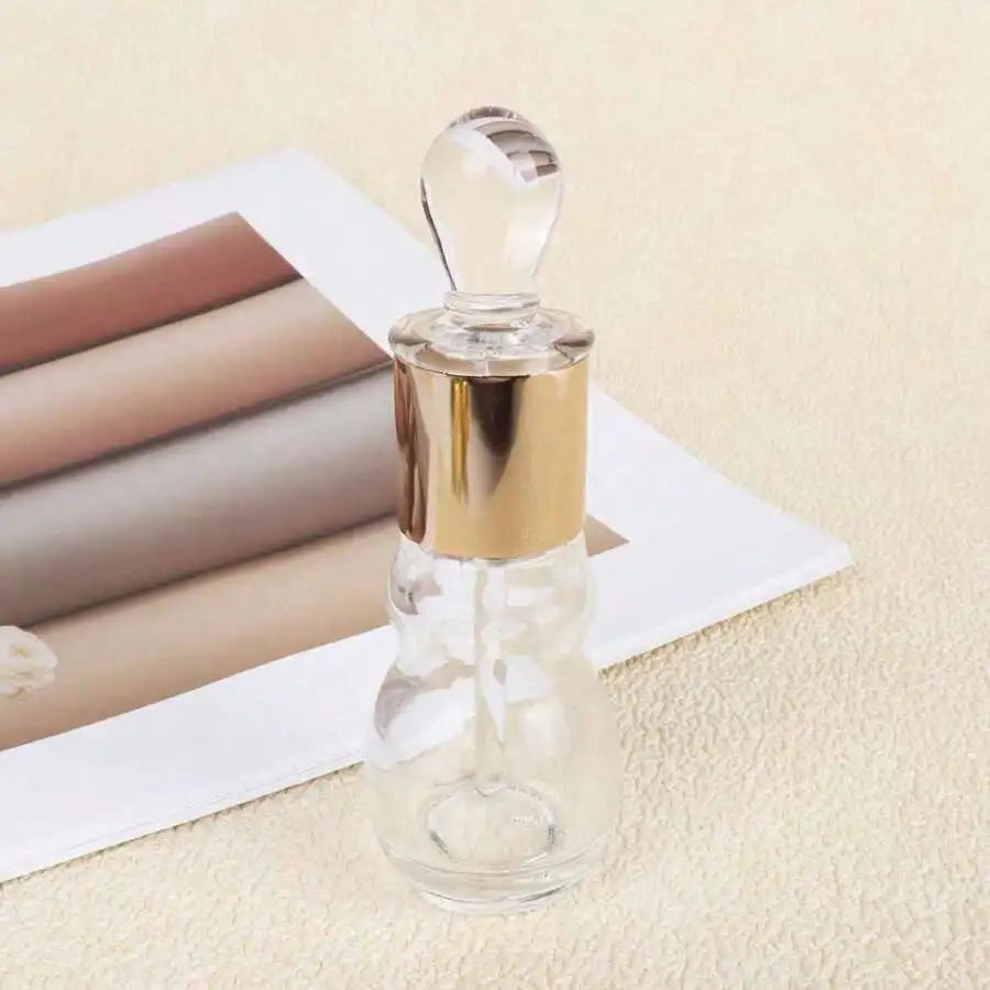 Refillable Mini Glass Perfume Bottle – 12ml Essential Oil Vial Perfume Sample Bottle Qme