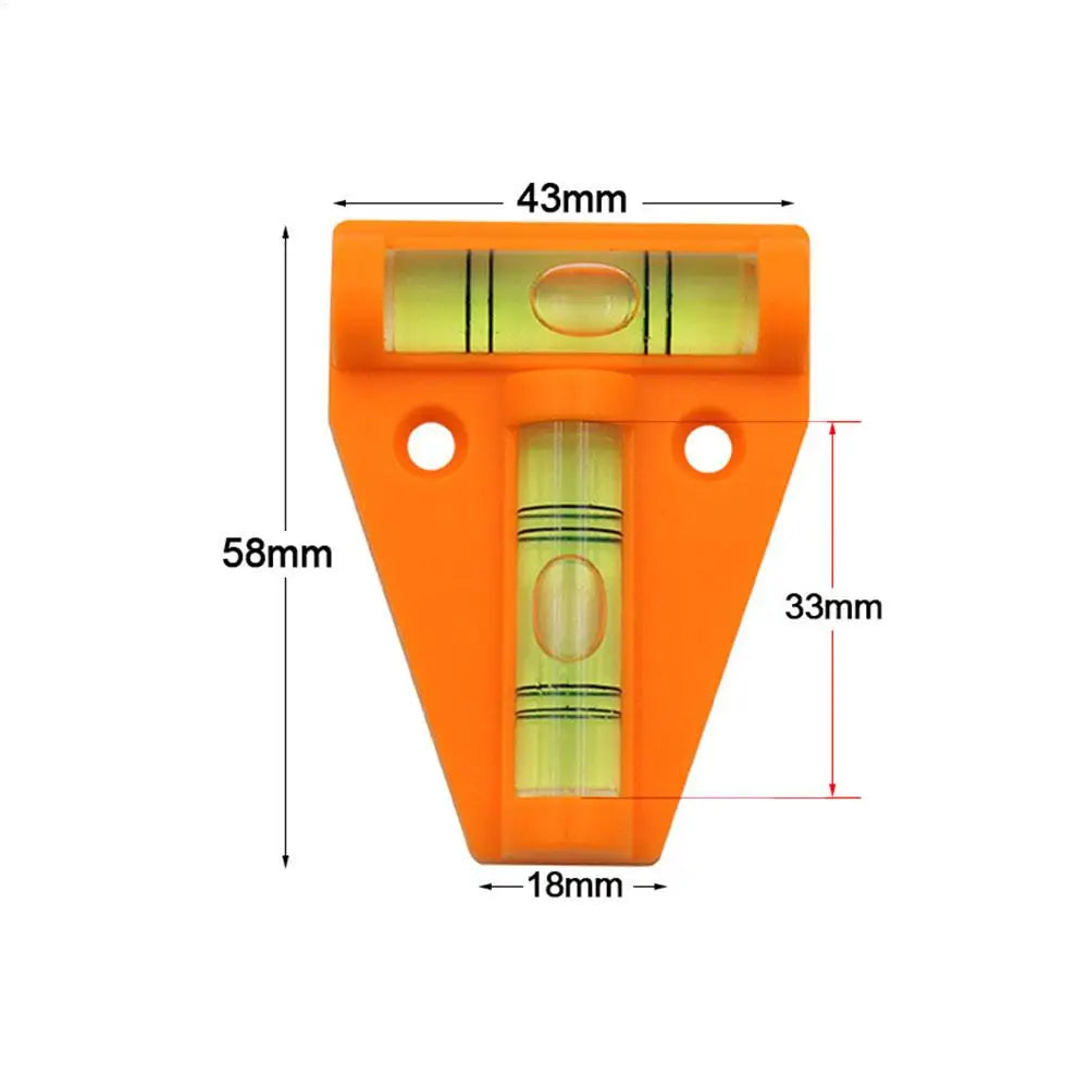 T-Type Spirit Level for Tripods, Monitors & Camera Mounts Spirit Level Tool Qme