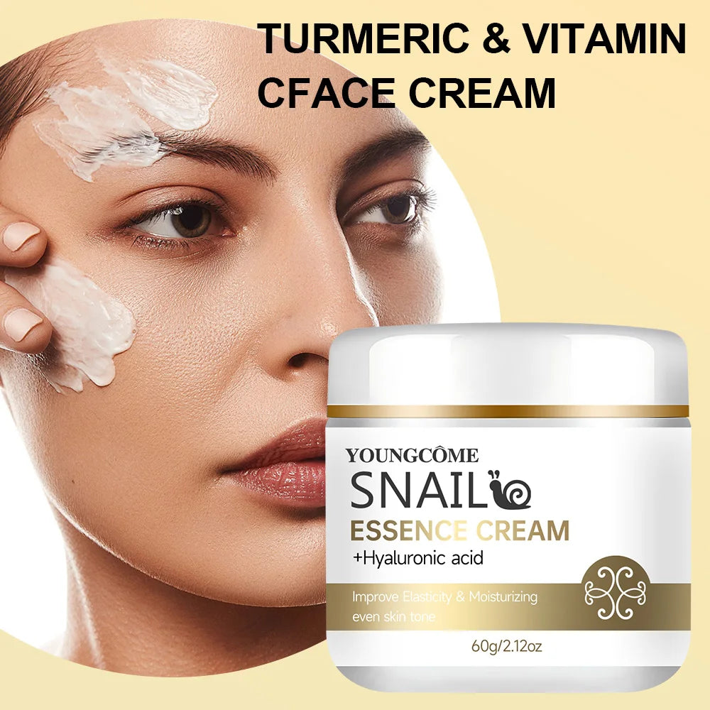 Snail Essence Cream – Hyaluronic Acid & Retinol Moisturizer Face Moisturizer Cream Qst