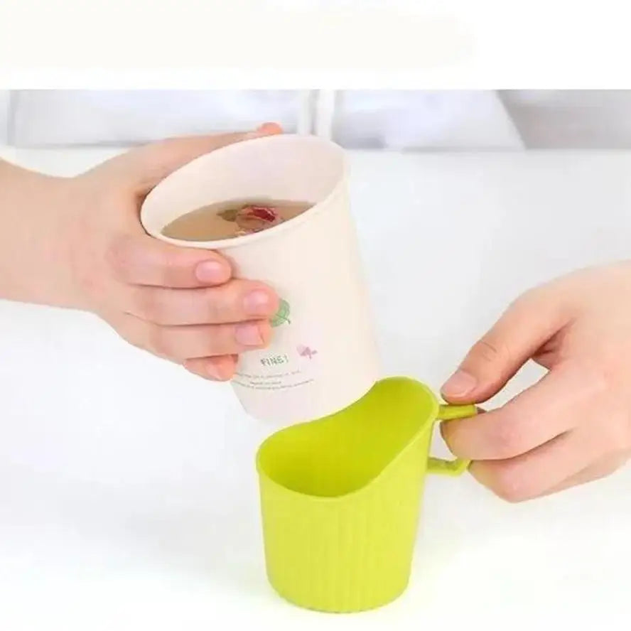 Plastic Cup Holders for Disposable & Paper Cups – Set of 3 Cup Holders Qme