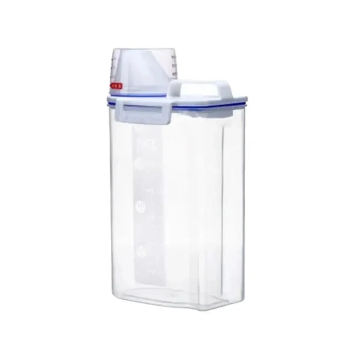 Rice & Grain Food Storage Canister with Measuring Cup Food Storage Canister Qme 2L