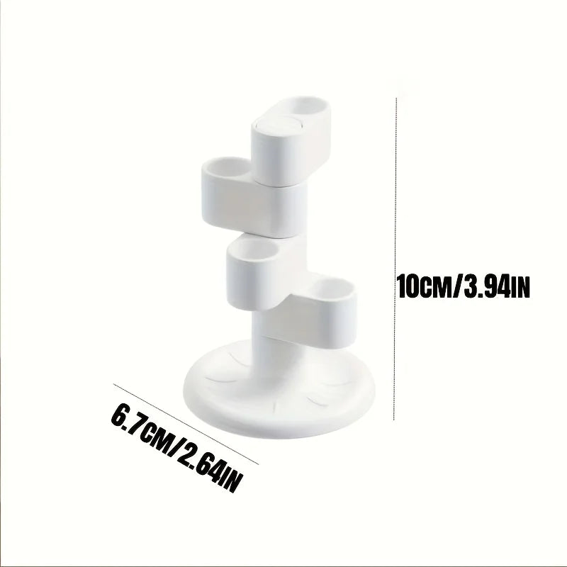 360° Rotating Desktop Pen & Pencil Holder – White Organizer Rotating Pen Holder Qme