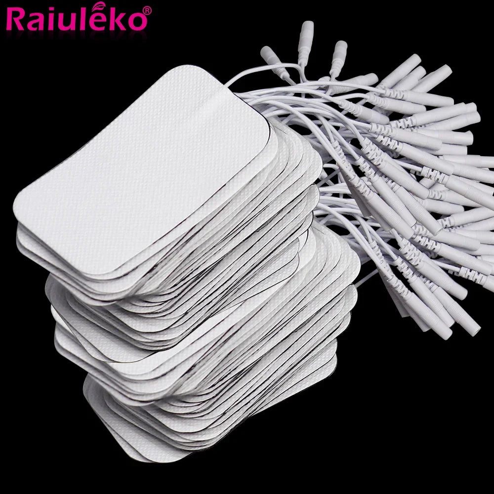 TENS EMS Gel Electrode Pads – Reusable Self-Adhesive (20–100 Pack) Electrode Gel Pads Qst