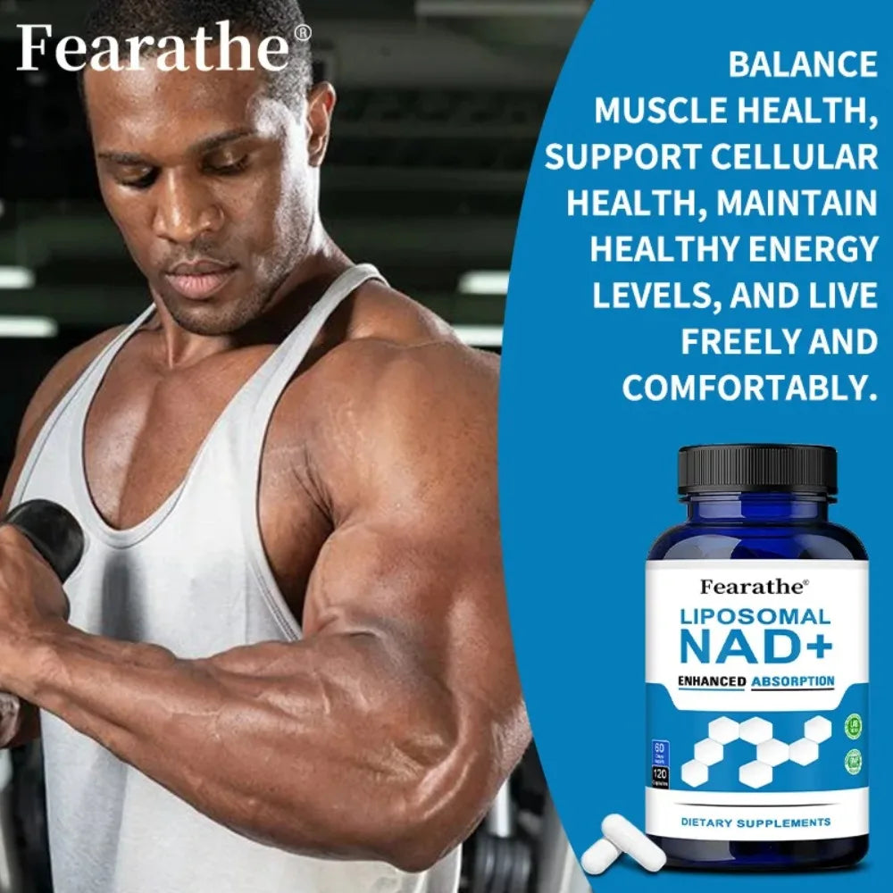 Liposomal NAD+ Supplement – Cellular Energy & Healthy Aging NAD+ Supplement Qst