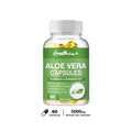 Aloe Vera Extract Capsules – Digestive & Immune Support Herbal Supplement Qst 60 Capsules