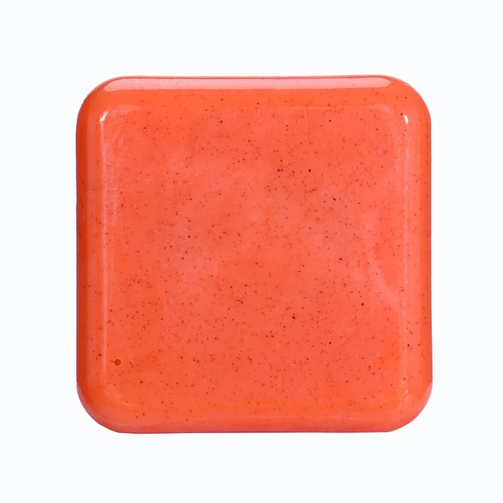 Kojic Acid Scrub Soap – Orange & Papaya Body & Face Wash Brightening Scrub Soap Qme