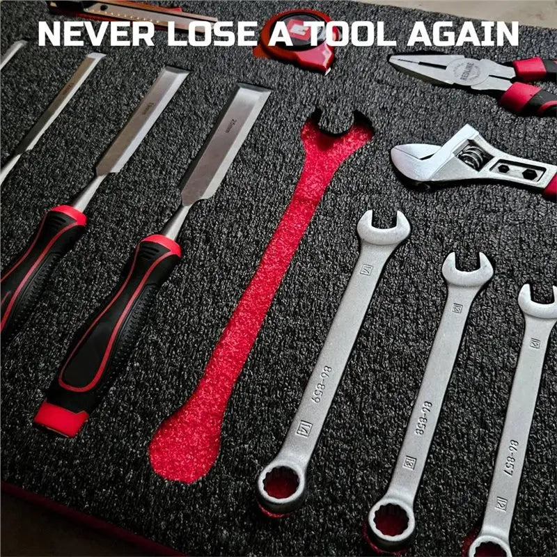 Toolbox Foam Inserts 4-Pack 16x12x1" – Hard Case Organizer Tool Case Foam Insert Qme