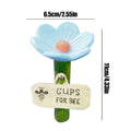 Flower Shaped Bee Waterer Feeder Cups – Colorful Garden Bee Waterer Feeder Qme Blue