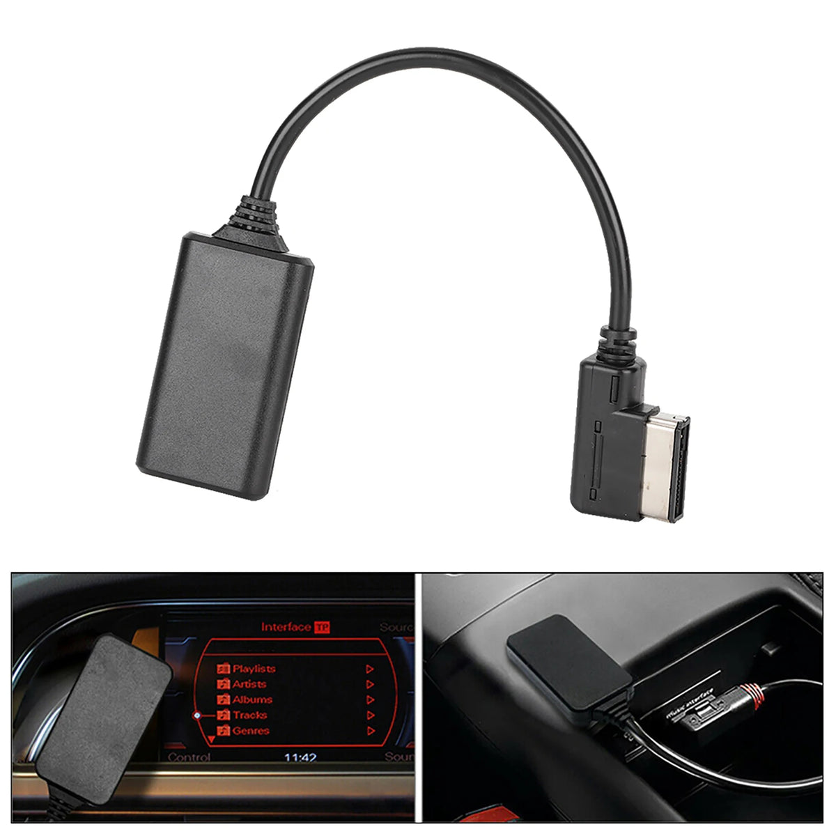 Bluetooth 5.0 AUX Adapter Cable for AMI MMI – Wireless Audio Car Audio Adapter Qst
