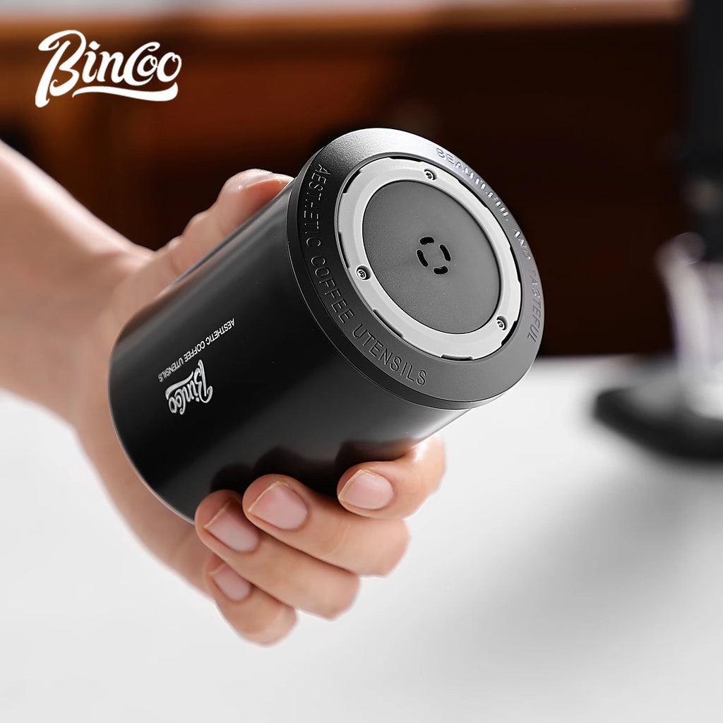 Bincoo Mini Airtight Coffee Bean Storage Jar – Travel Tin Coffee Storage Jar Qst