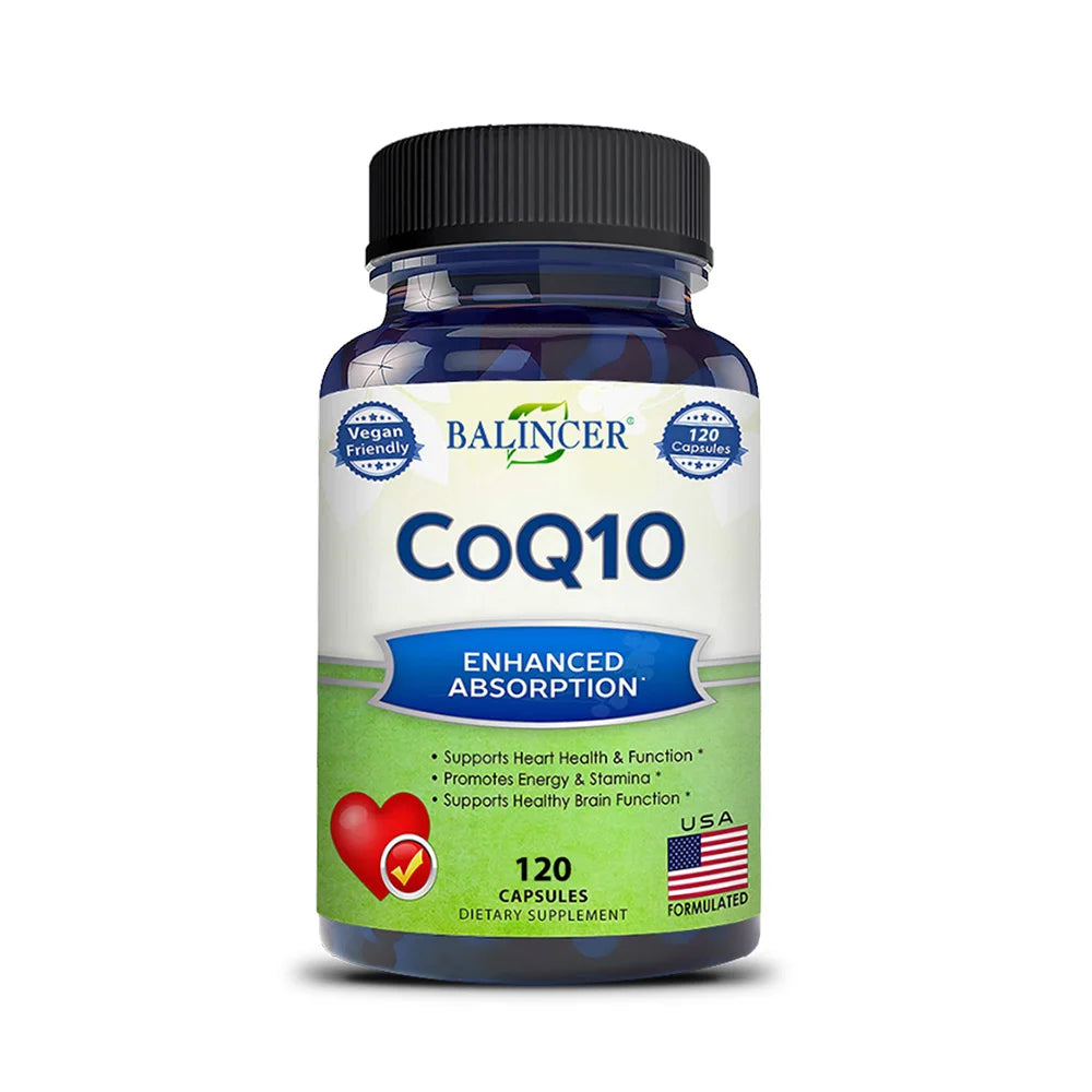 ZENVITALIZE CoQ10 400mg Capsules – High Absorption, 120ct CoQ10 Supplement Qst 120 count-1 bottle