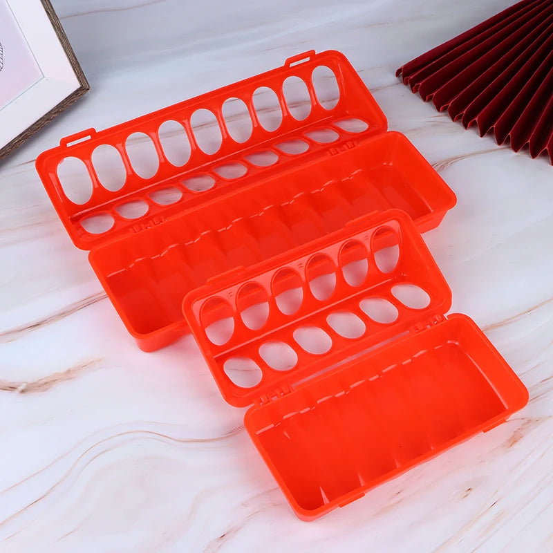 Double Row Plastic Poultry Feeder Trough – 12 or 18 Holes Poultry Feeder Trough Qst