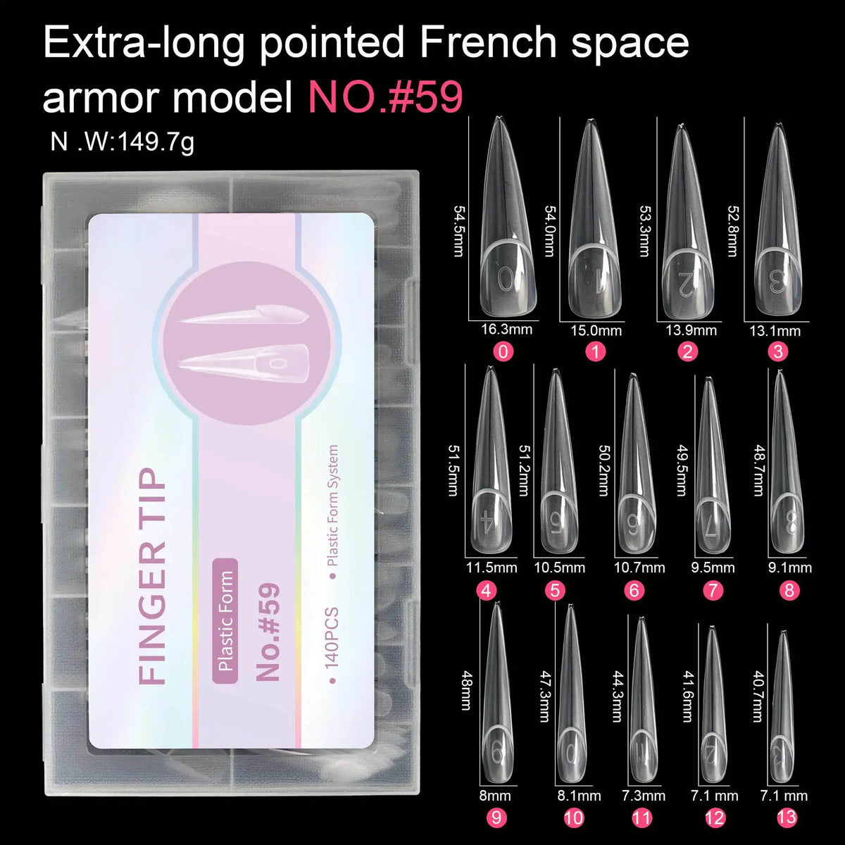 Dual Form French Nail Extension Kit | Fast & Elegant Nail Extension Kit Qme 1