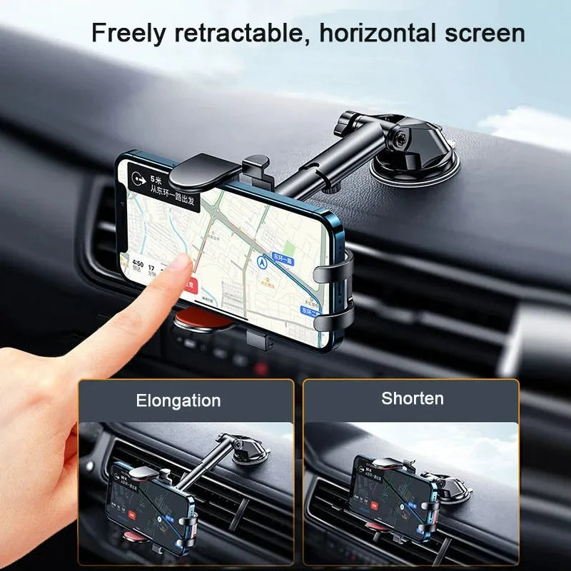 Car Phone Holder Air Vent Mount Gravity Sensing 360° Rotation Car Phone Mount Qme
