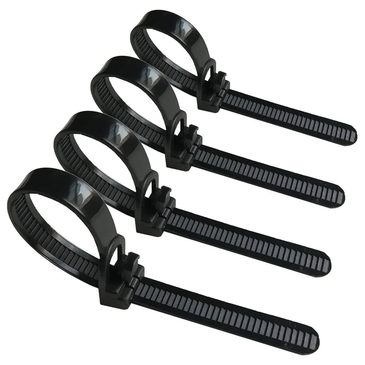 Reusable Detachable Heavy-Duty Plastic Zip Ties | Qme Reusable Cable Ties Qme