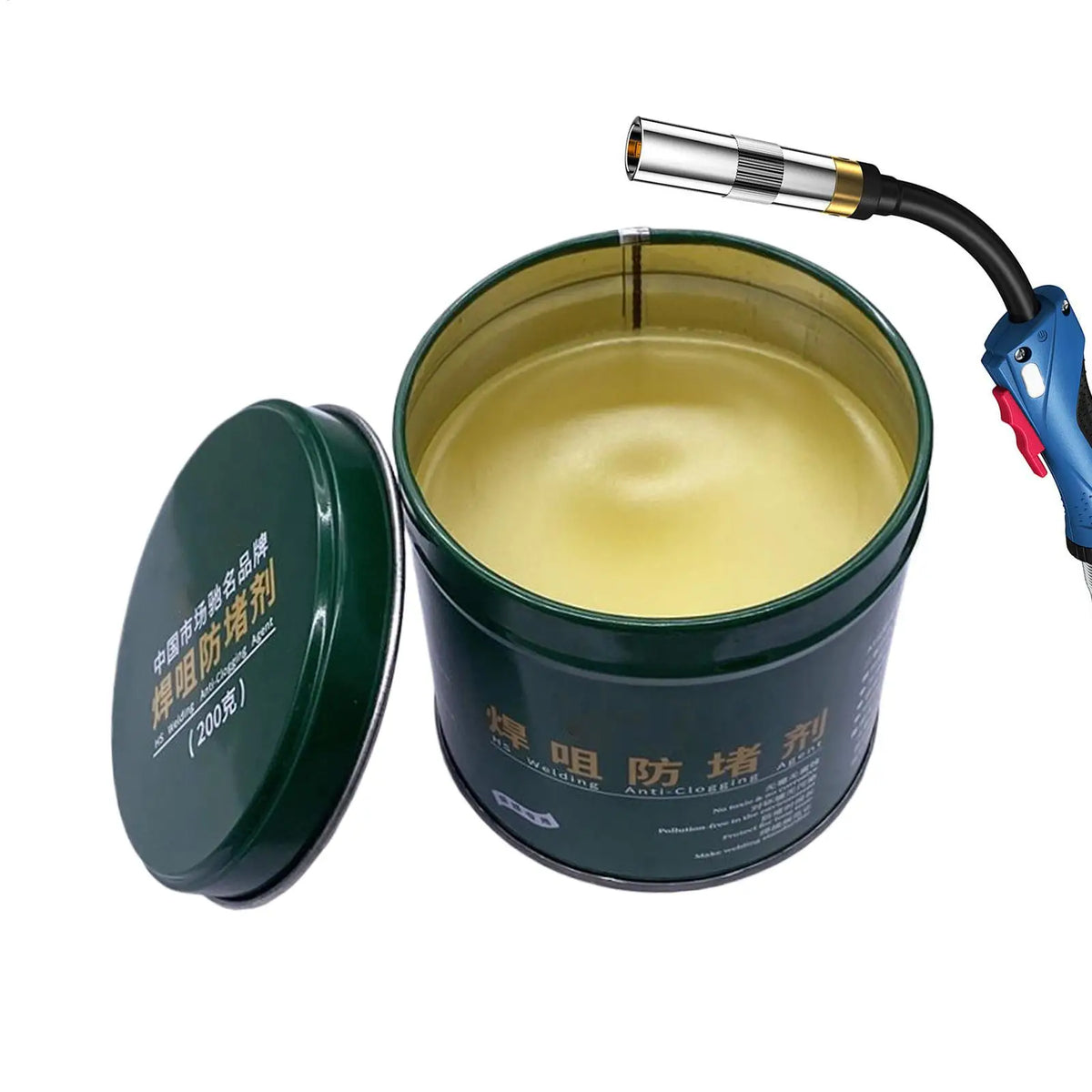 Welding Tip Gel Cleaner Paste 200g – MIG TIG Nozzle Anti-Spatter Welding Nozzle Gel Qme