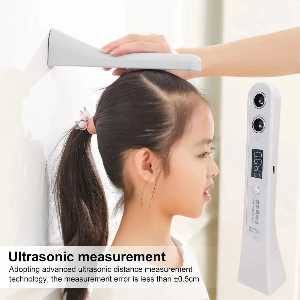 Ultrasonic Digital Height Measuring Ruler – Portable Family Tool Height Measuring Device Qst
