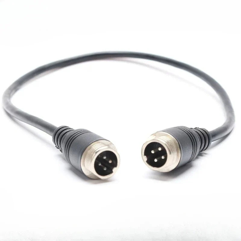 Aviation Head Cable 1-2/4-Core Video Extension Car AV AV Extension Cable Qme Male to Male