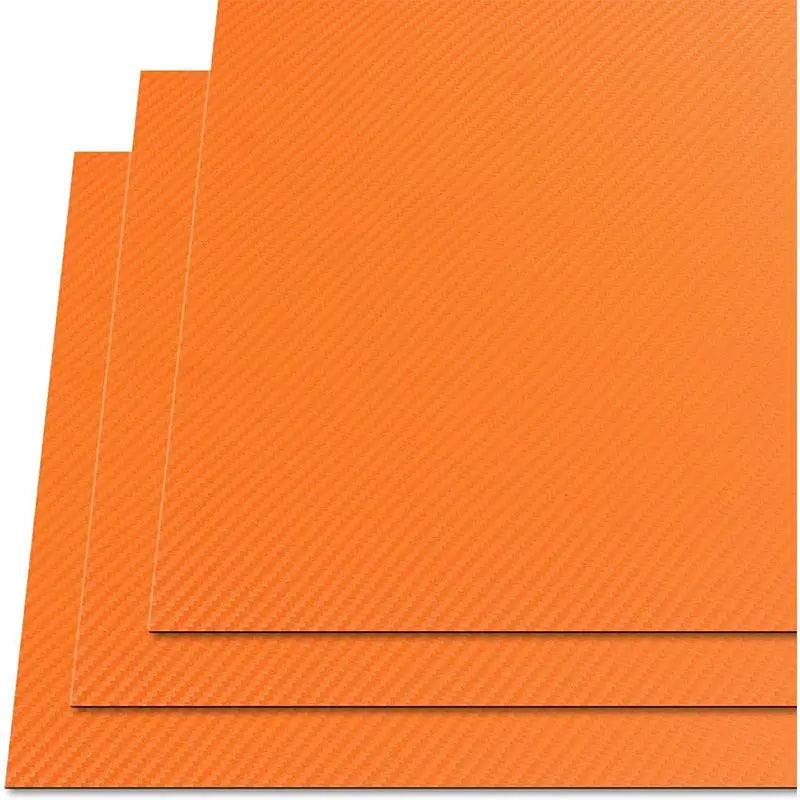 Orange Carbon Fiber Kydex Sheet – DIY Knife Sheath Material Kydex Thermoplastic Sheet Qst