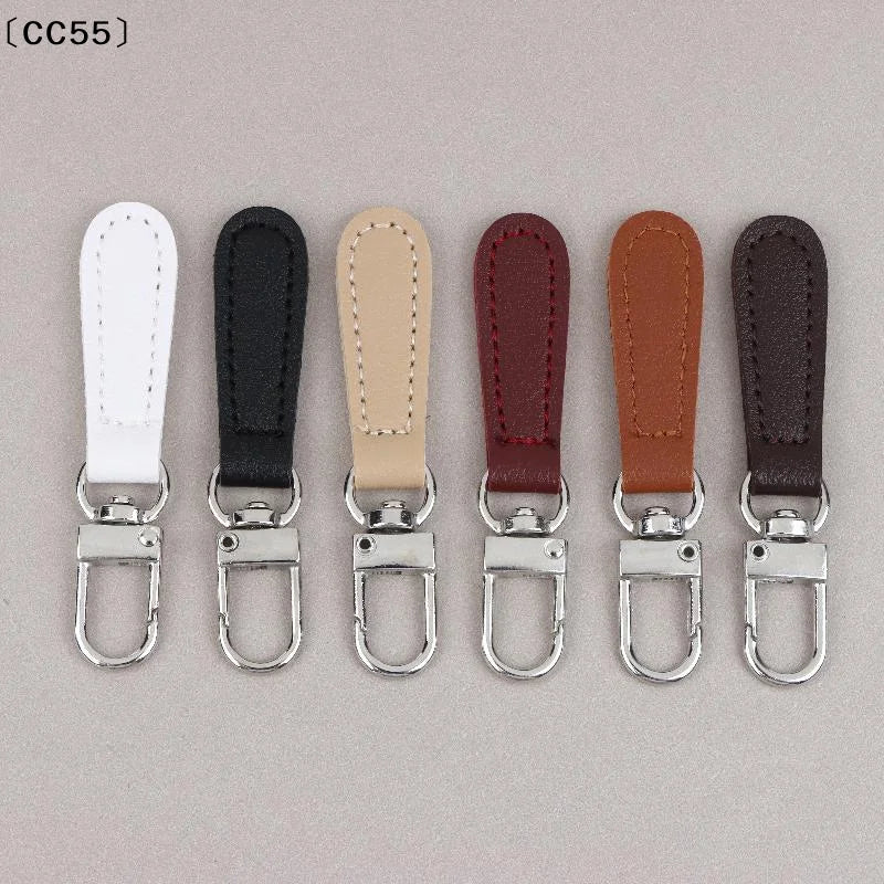 4pcs PU Leather Zipper Pull Tab Replacement for Bags & Luggage Zipper Pull Tabs Qst