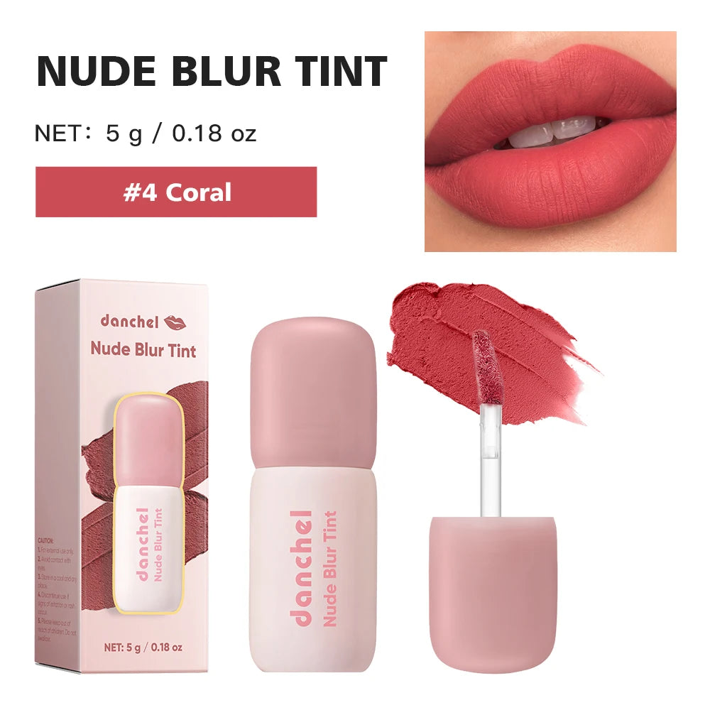 Soft Matte Velvet Liquid Lipstick – High Pigment K-Beauty Lip Glaze Liquid Lipstick Qst 04