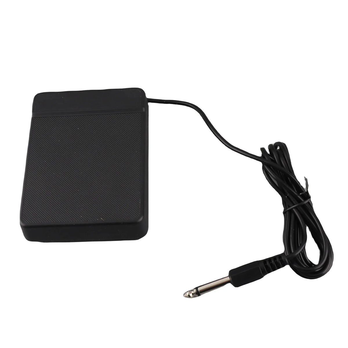 Piano Sustain Pedal 6.35mm Foot Controller for Keyboards Piano Sustain Pedal Qst black
