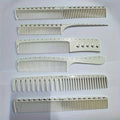 6pc Carbon Fiber Hair Cutting Comb Set with Scale | Anti-Static Hair Cutting Comb Set Qme 6pcs