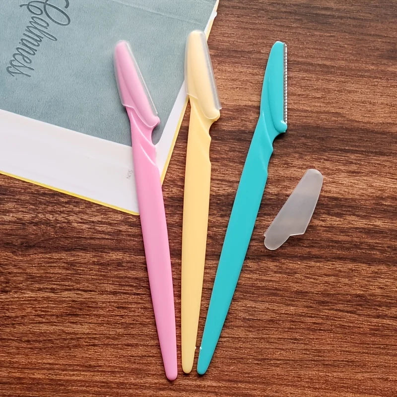 Eyebrow Razor Shaper & Facial Hair Trimmer with Cap Eyebrow Grooming Razor Qme