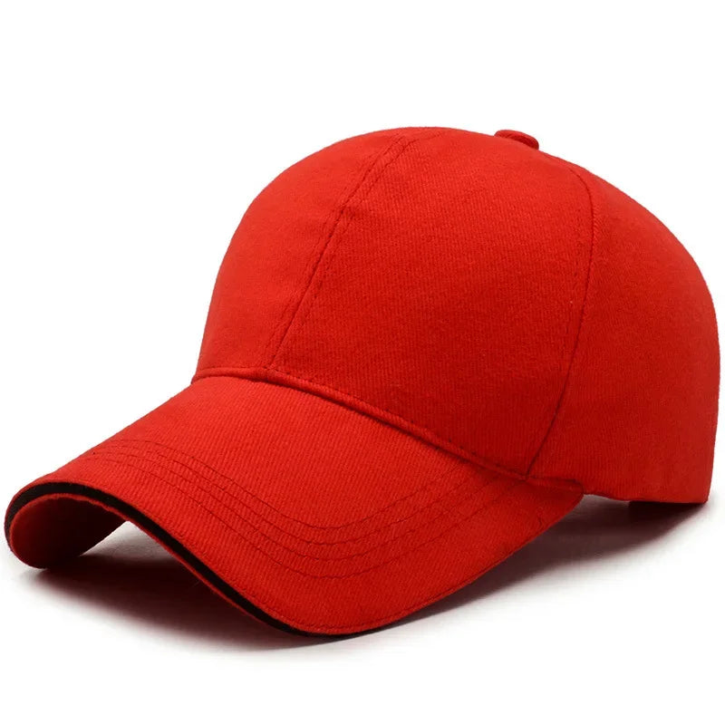 Cotton Snapback Baseball Cap – Unisex Hip Hop Hat | 8 Colors Snapback Baseball Cap Qme Red