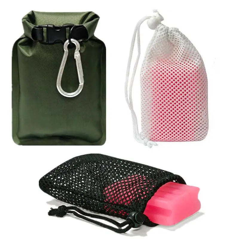 Quick Dry Foldable Soap Bar Case – Waterproof Travel Toiletry Bag Travel Soap Case Qme