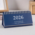 2026 Mini Desk Calendar Notepad Ornament – 14 Colors | Qme Mini Desk Calendar Qme Blue Long Style