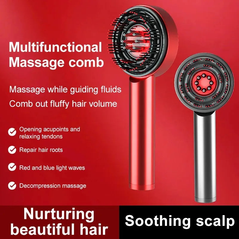 Vilnason Electric Scalp Massager Comb with Red Light | WN-02 Scalp Massage Comb Qst