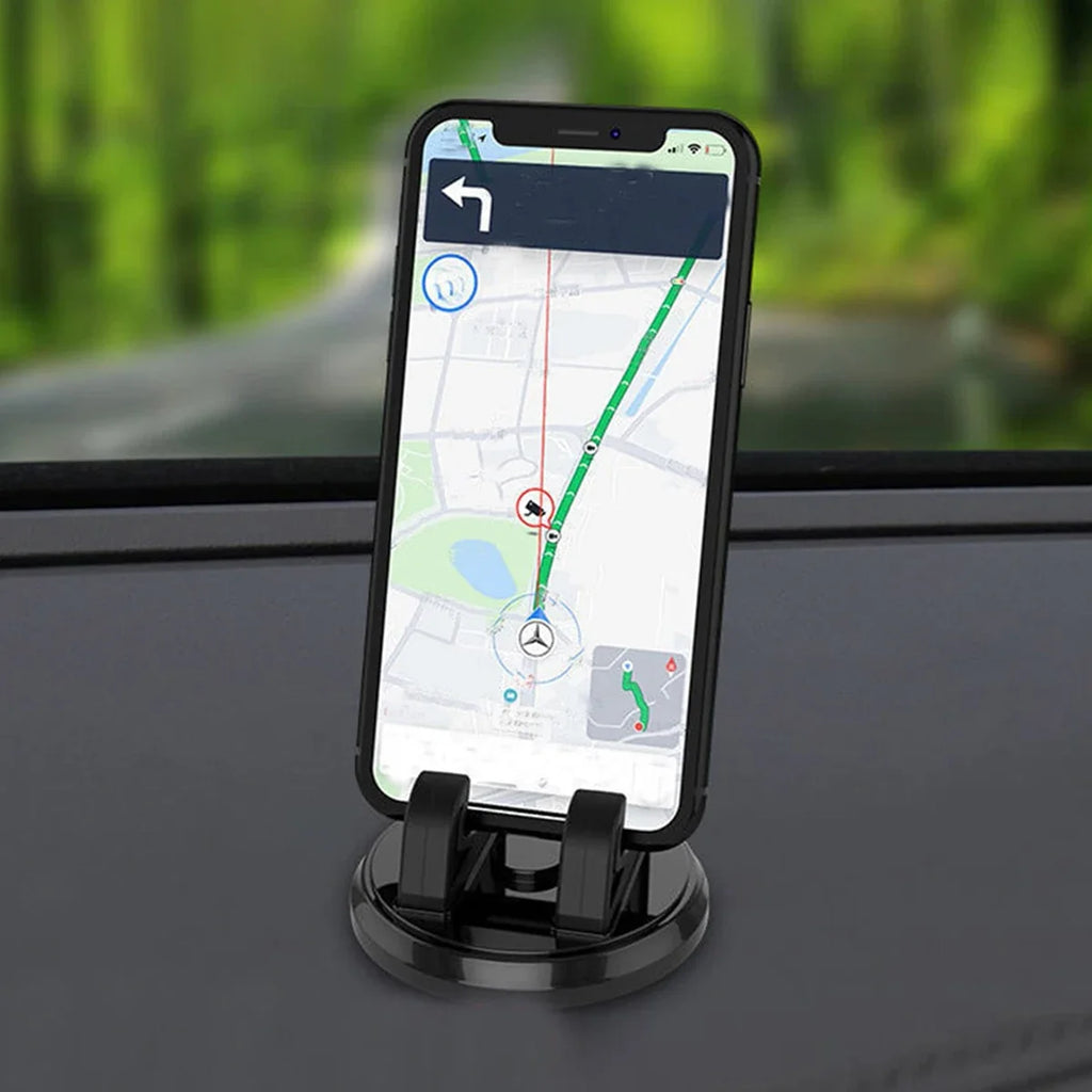 360° Rotatable Adhesive Car Phone Holder Mount | ABS Car Phone Mount Qme