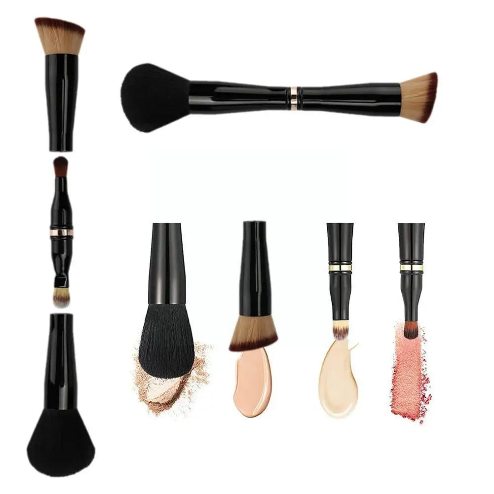 4-in-1 Makeup Brush – Concealer, Foundation, Blush & Eye Shadow Makeup Brush Set Qme