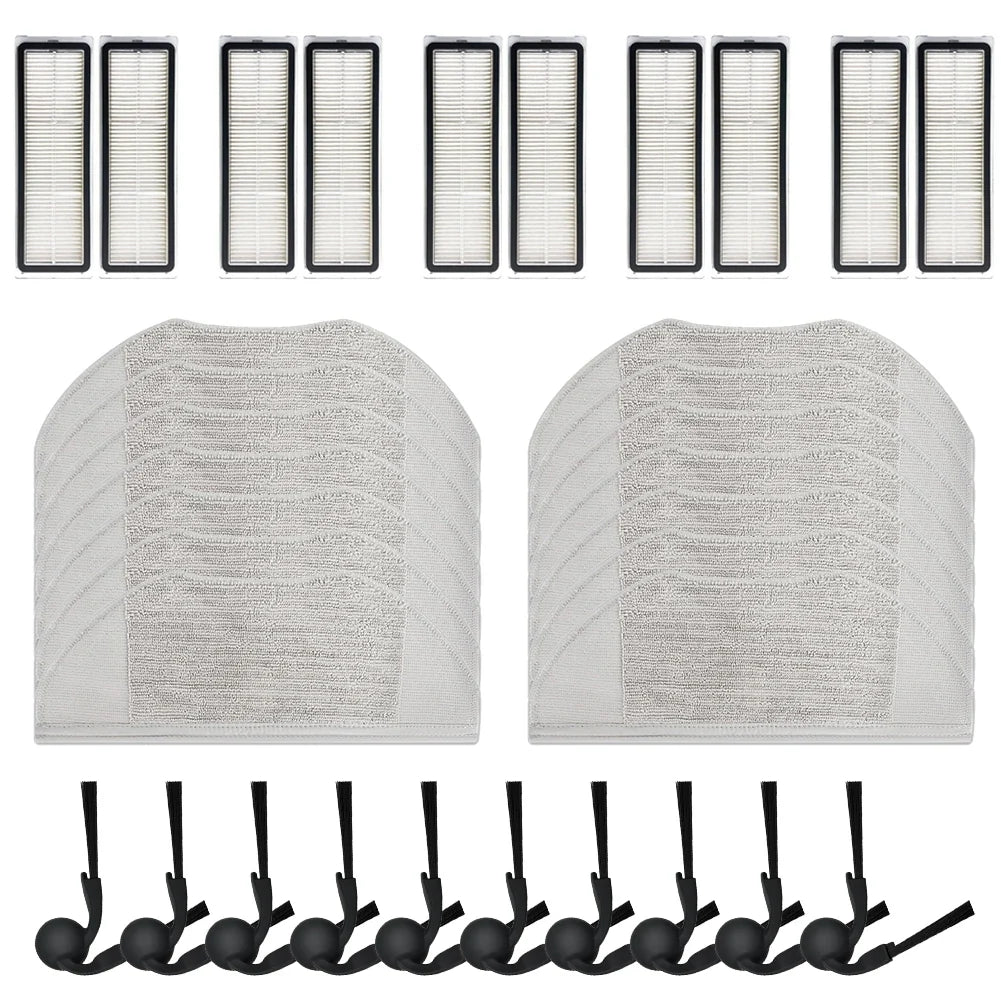 Xiaomi Robot Vacuum S40 OV81 Side Brush HEPA Filter Mop Cloth Kit Vacuum Replacement Kit Qme