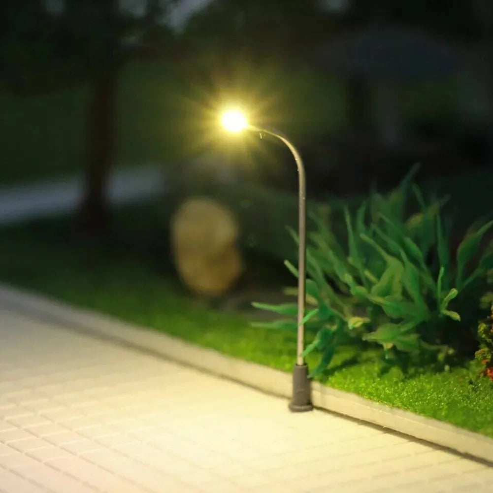 Warm White LED Street Lights for Model Railway & Building Layout Model Railway Lights Qme