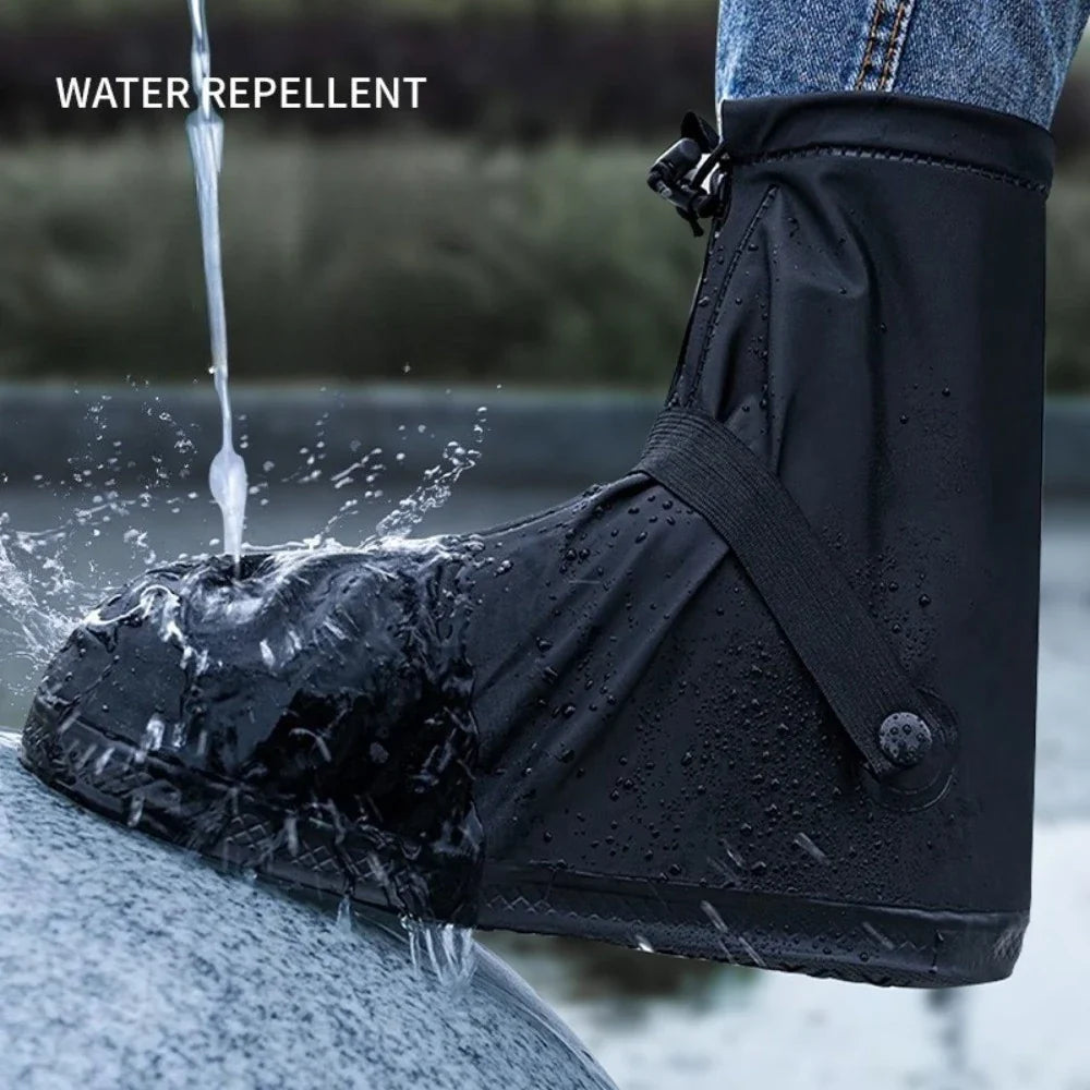 Waterproof Motorcycle Shoe Covers – Reusable Anti-Slip Overshoes Waterproof Shoe Covers Qme